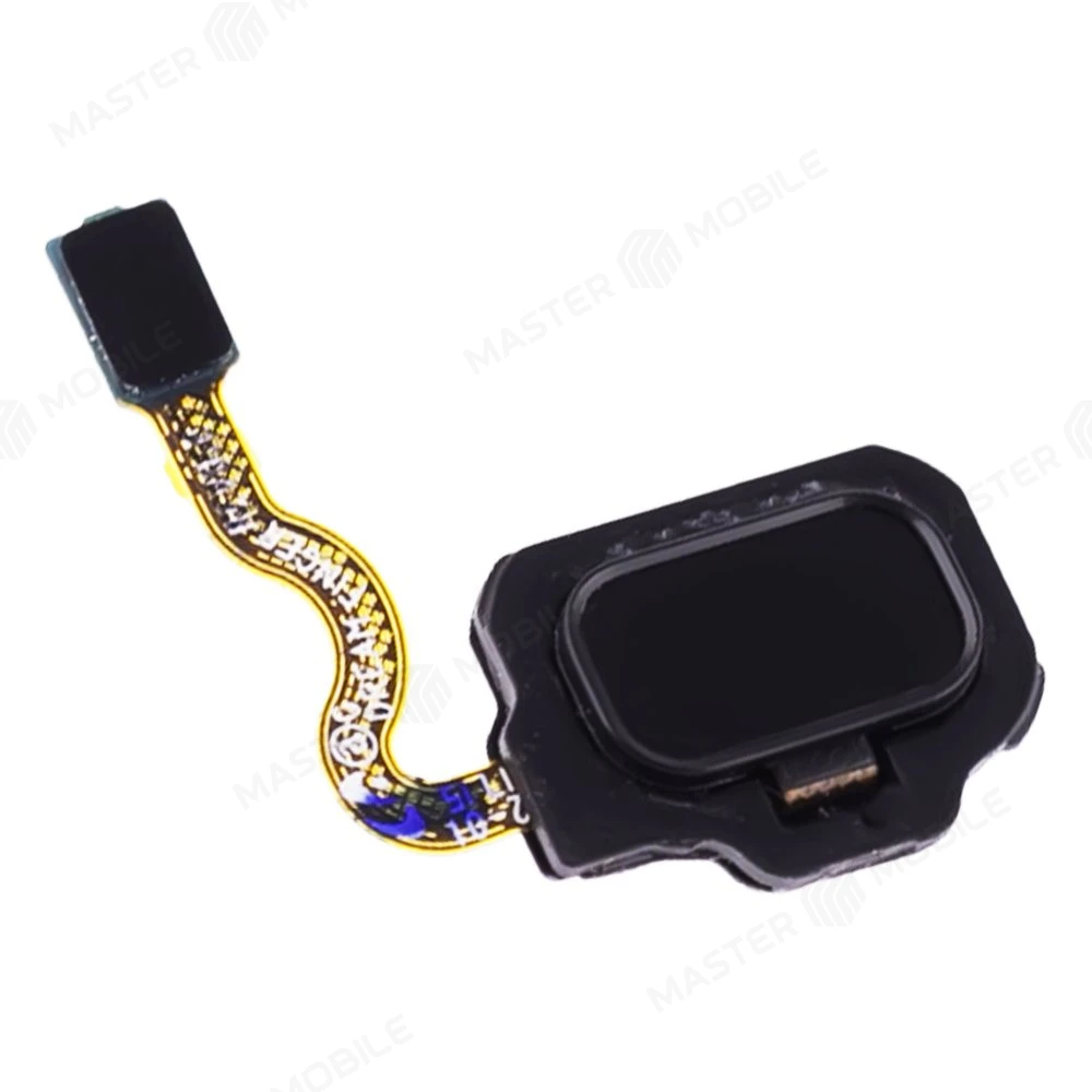 Шлейф для Samsung G950 Galaxy S8 / G955 Galaxy S8+ с комп. + сканер отпечатка пальца (черный)  фото №3