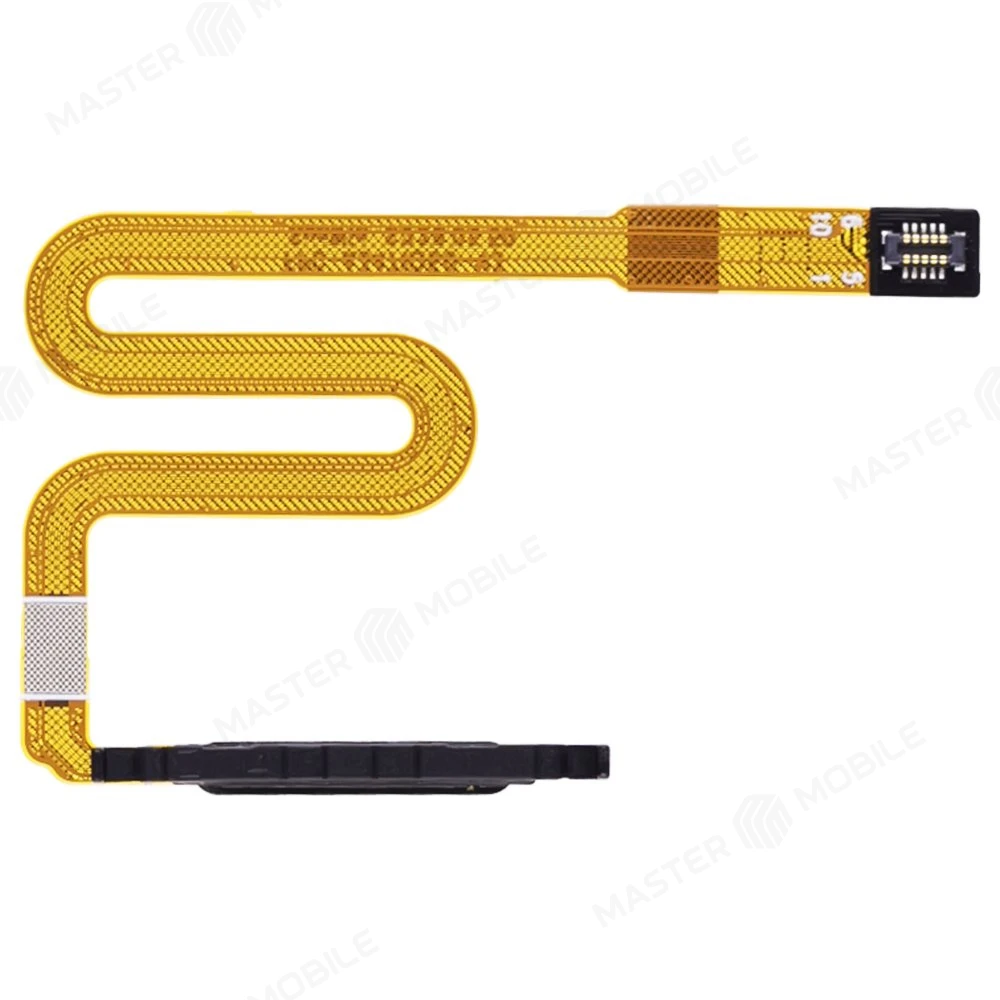 Шлейф для Samsung A037 Galaxy A03s с комп. + сканер отпечатка пальца (синий) фото №2