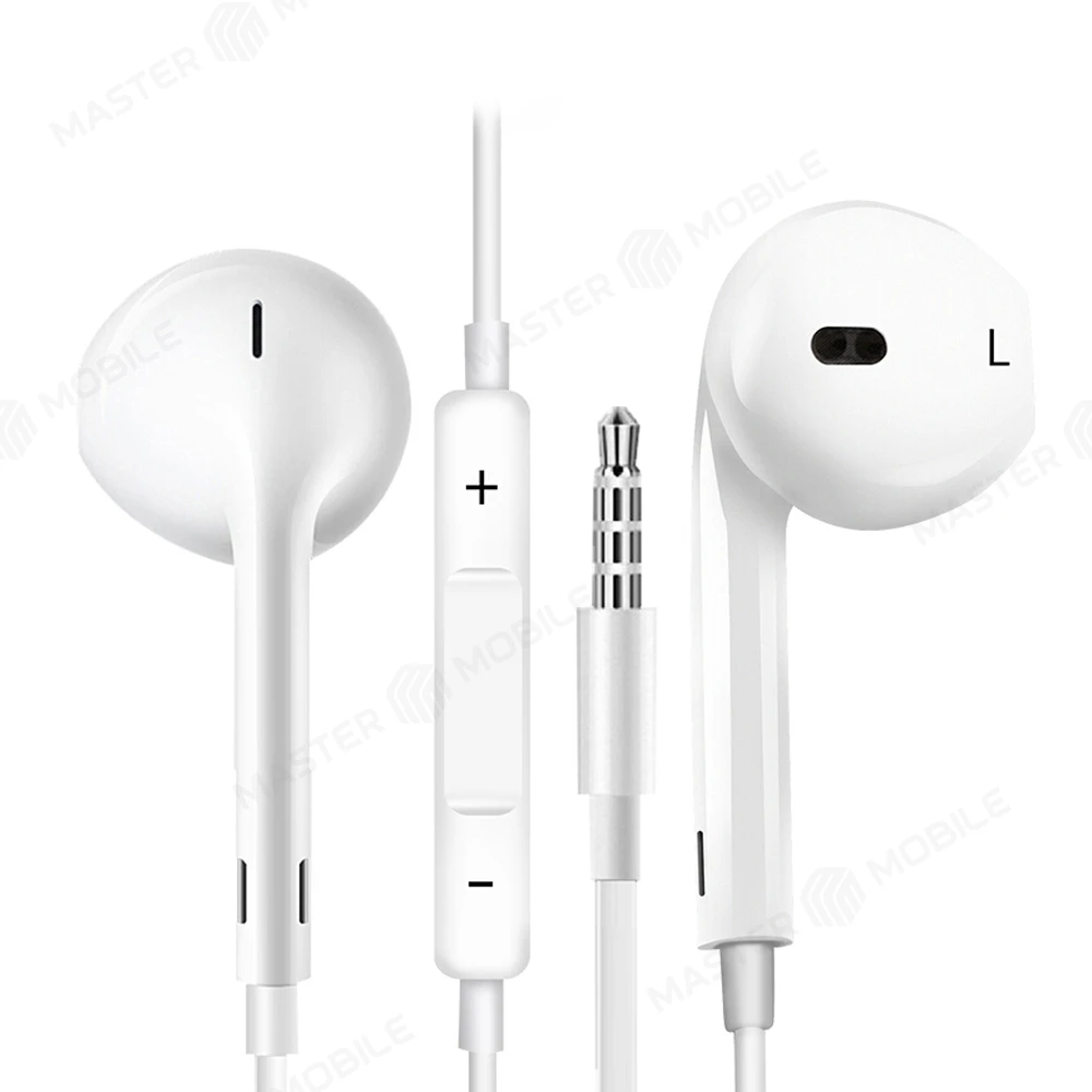 Наушники для Apple с микрофоном (3.5 мм) (ORIG100) 