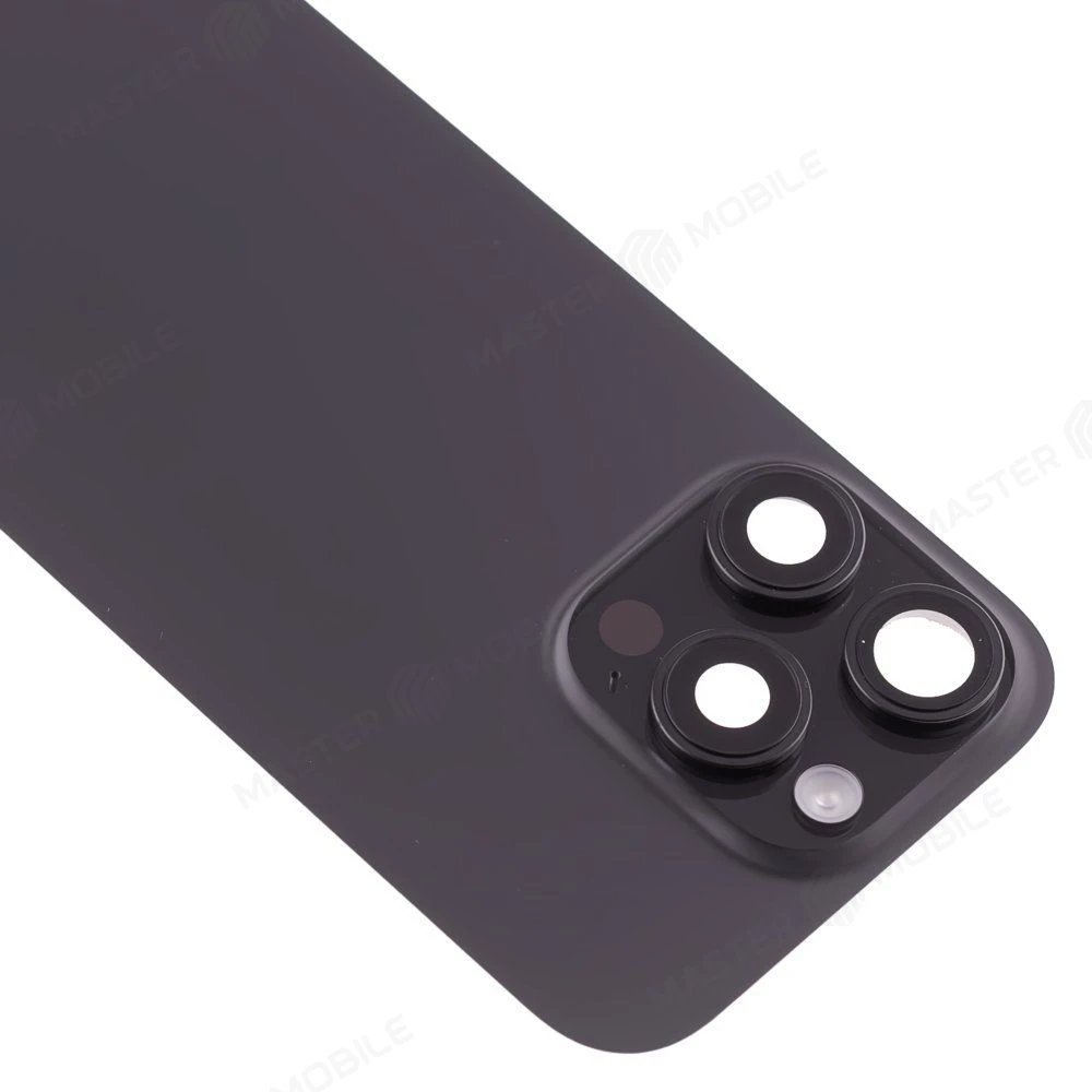Задняя крышка для Apple iPhone 16 Pro (черный) (в сборе) (ORIG100) (SP) фото №3