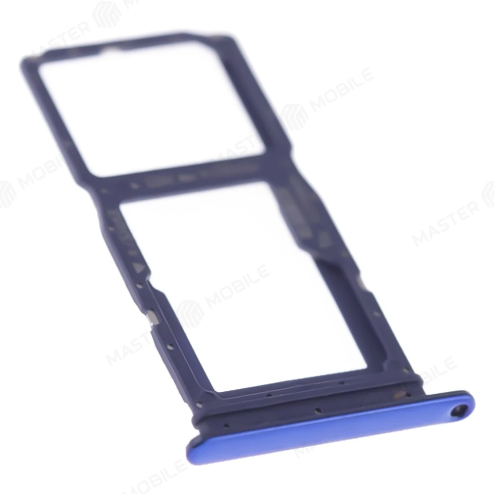 Держатель сим-карты для Huawei P Smart Z (STK-LX1) / Y9 Prime 2019 (синий) фото №3