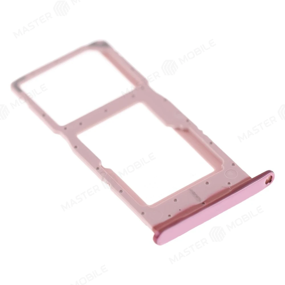 Держатель сим-карты для Huawei Honor 10 Lite (HRY-LX1) / Honor 10i (HRY-LX1T) (розовый) фото №3