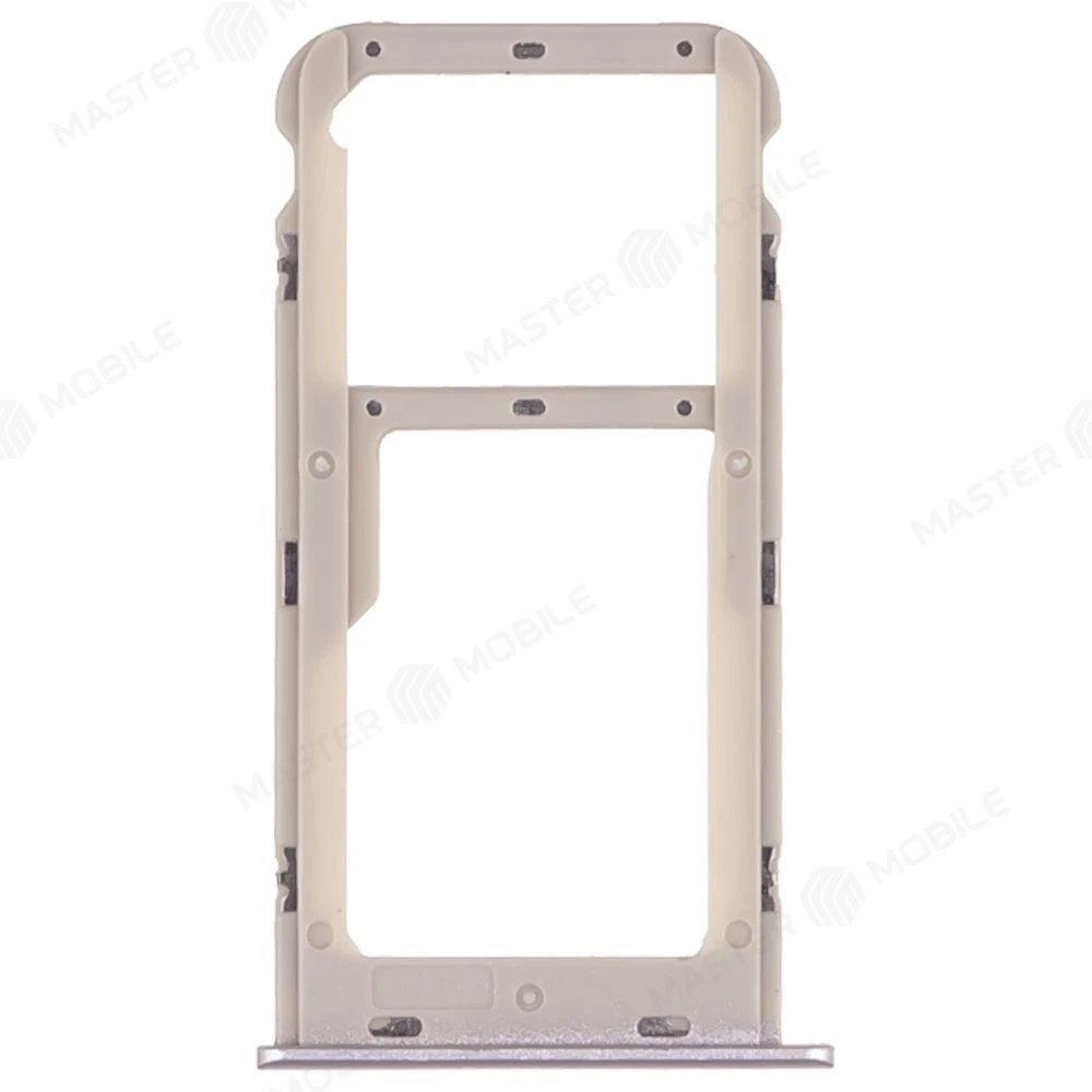 Держатель сим-карты для Huawei Honor 6A (DLI-TL20) (серебристый) фото №2