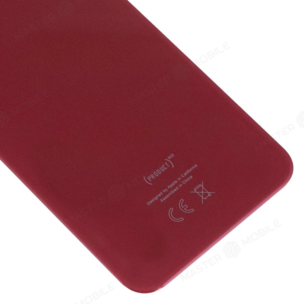Задняя крышка для Apple iPhone 8 (красный) (в сборе со стеклом камеры) (Premium) фото №4