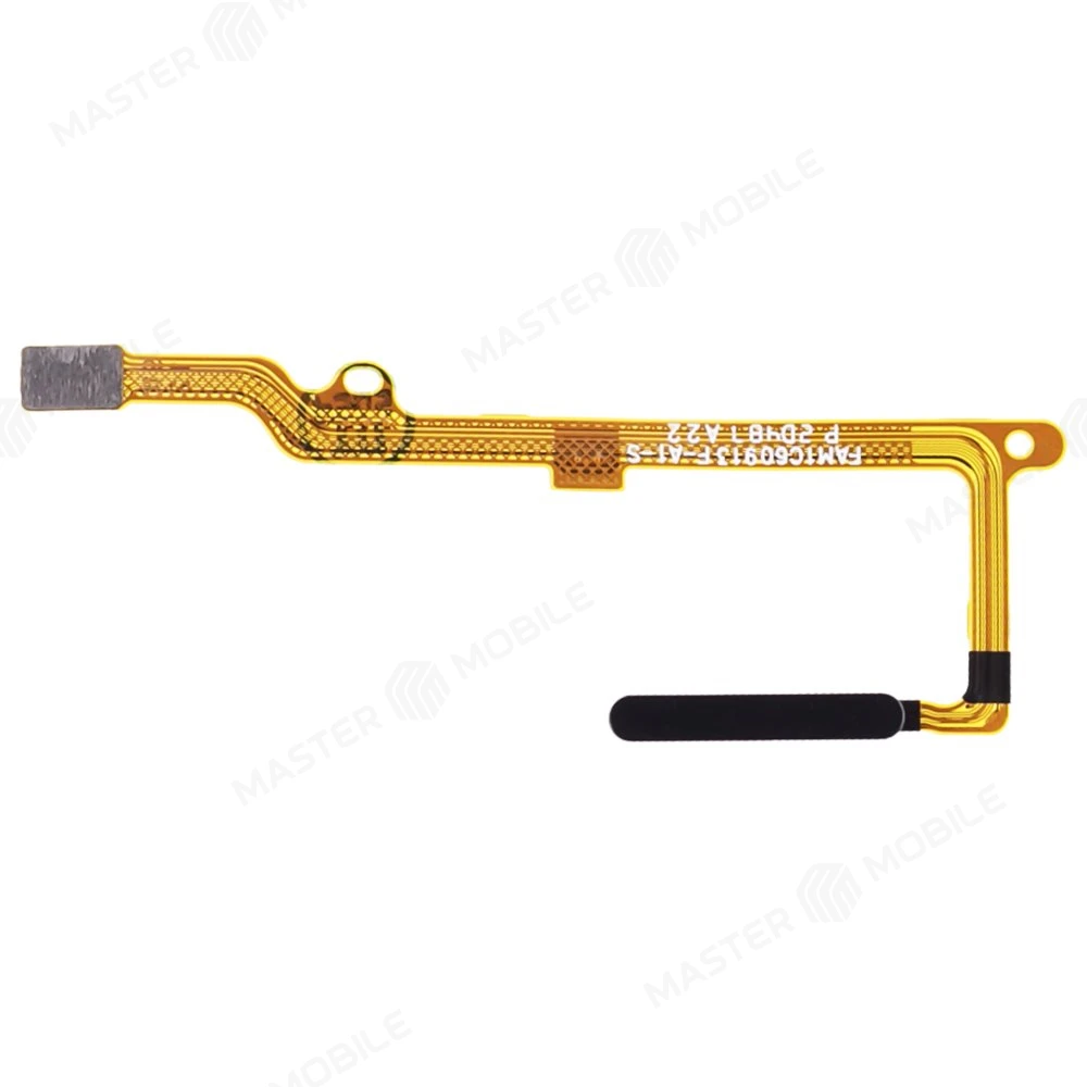 Шлейф для Huawei Honor X8a (CRT-LX1) с комп. + сканер отпечатка пальца (черный)  фото №1