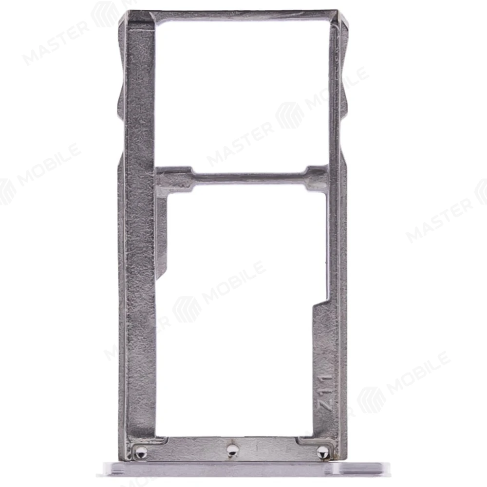 Держатель сим-карты для Meizu M3 Note (L681H) / M3 Note (M681H) / M3s Mini (серебристый) фото №2