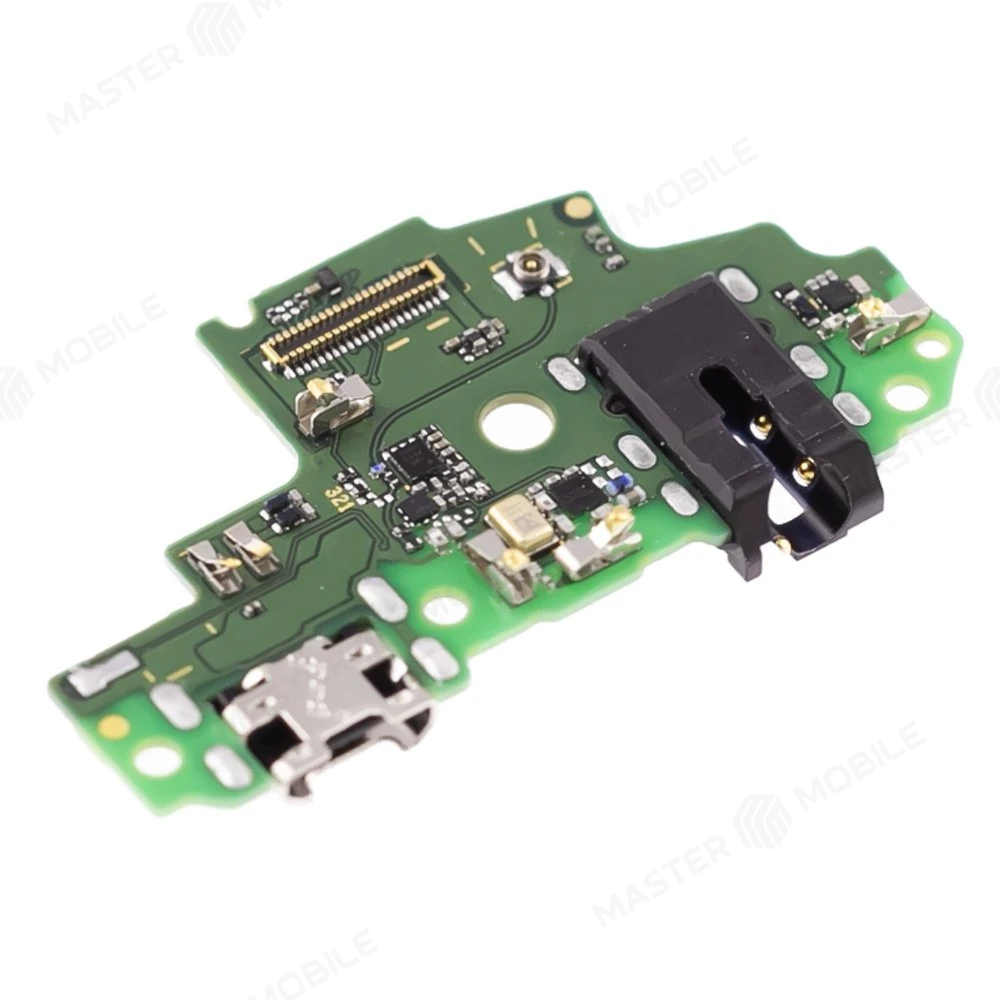 Нижняя плата для Huawei P Smart (FIG-LX1) с комп. + разъем зарядки + разъем гарнитуры + микрофон (ORIG100)  фото №3