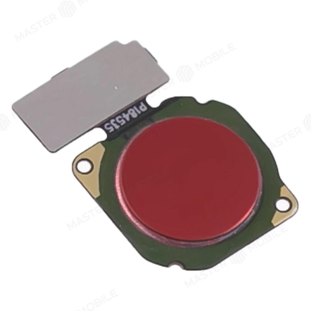 Шлейф для Huawei Honor View 20 (PCT-L29) с комп. + сканер отпечатка пальца (красный)  фото №3