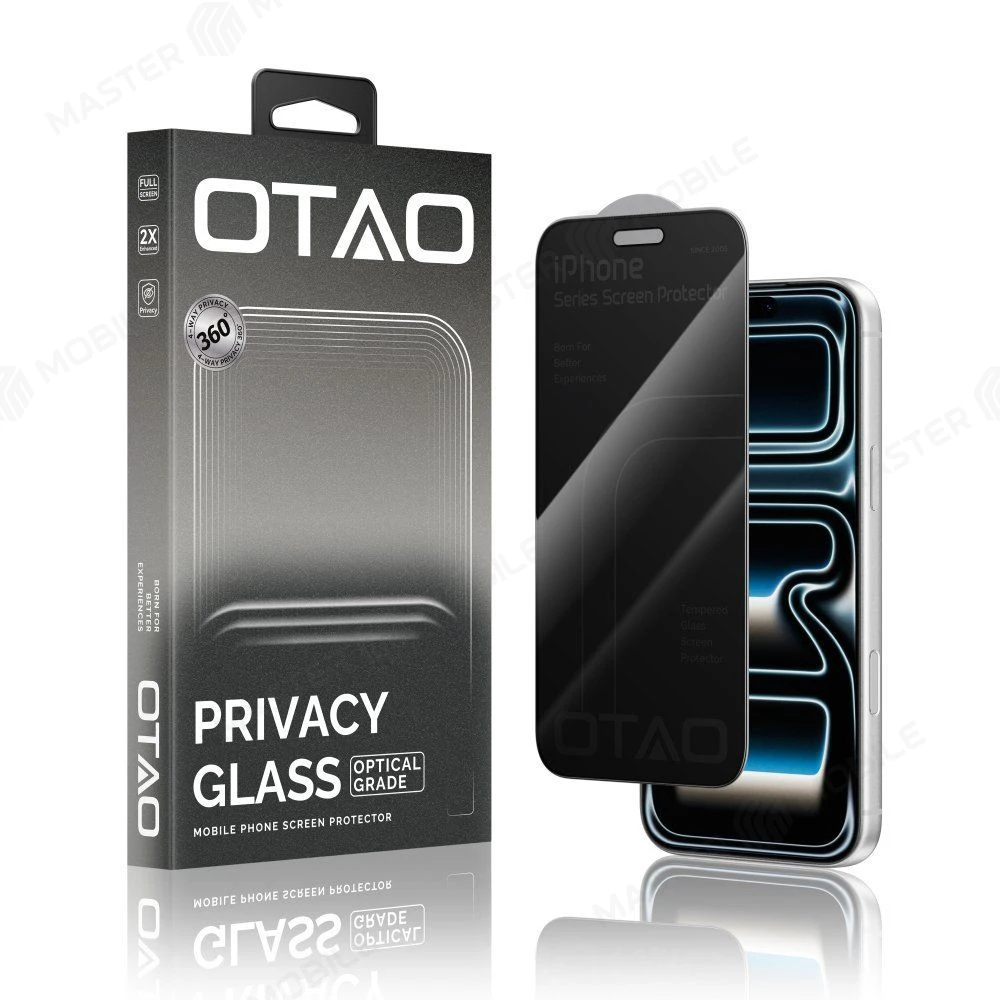 Защитное стекло OTAO 360° Privacy для Apple iPhone 16 Pro Max (антишпион) 