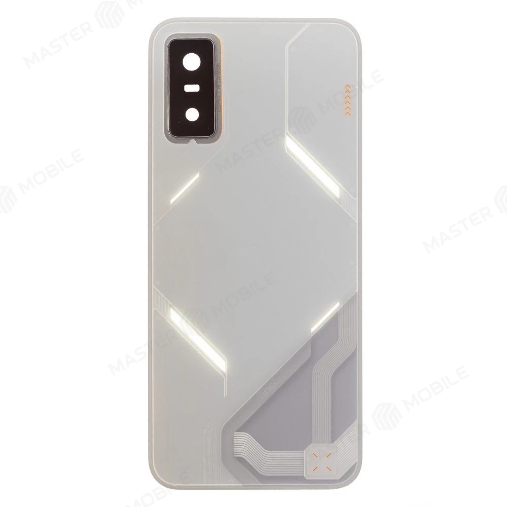 Задняя крышка для Infinix GT 30 (X6876) (серебристый) (в сборе со стеклом камеры)  фото №1