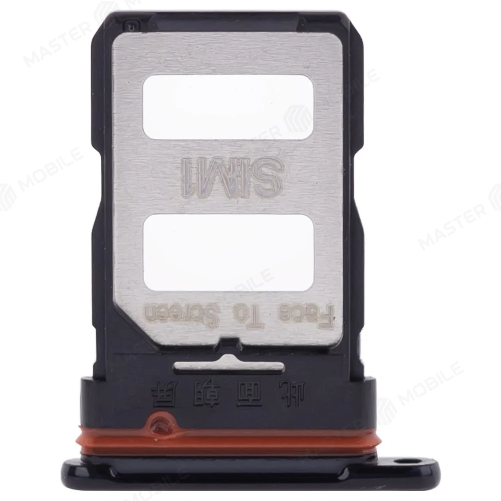 Держатель сим-карты для Xiaomi Poco F3 (M2012K11AG) / Mi 11i (M2012K11G) (черный)  фото №1