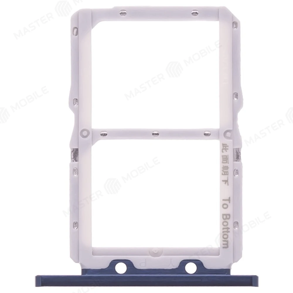 Держатель сим-карты для Huawei Honor 20 Pro (YAL-L41) (синий) фото №2