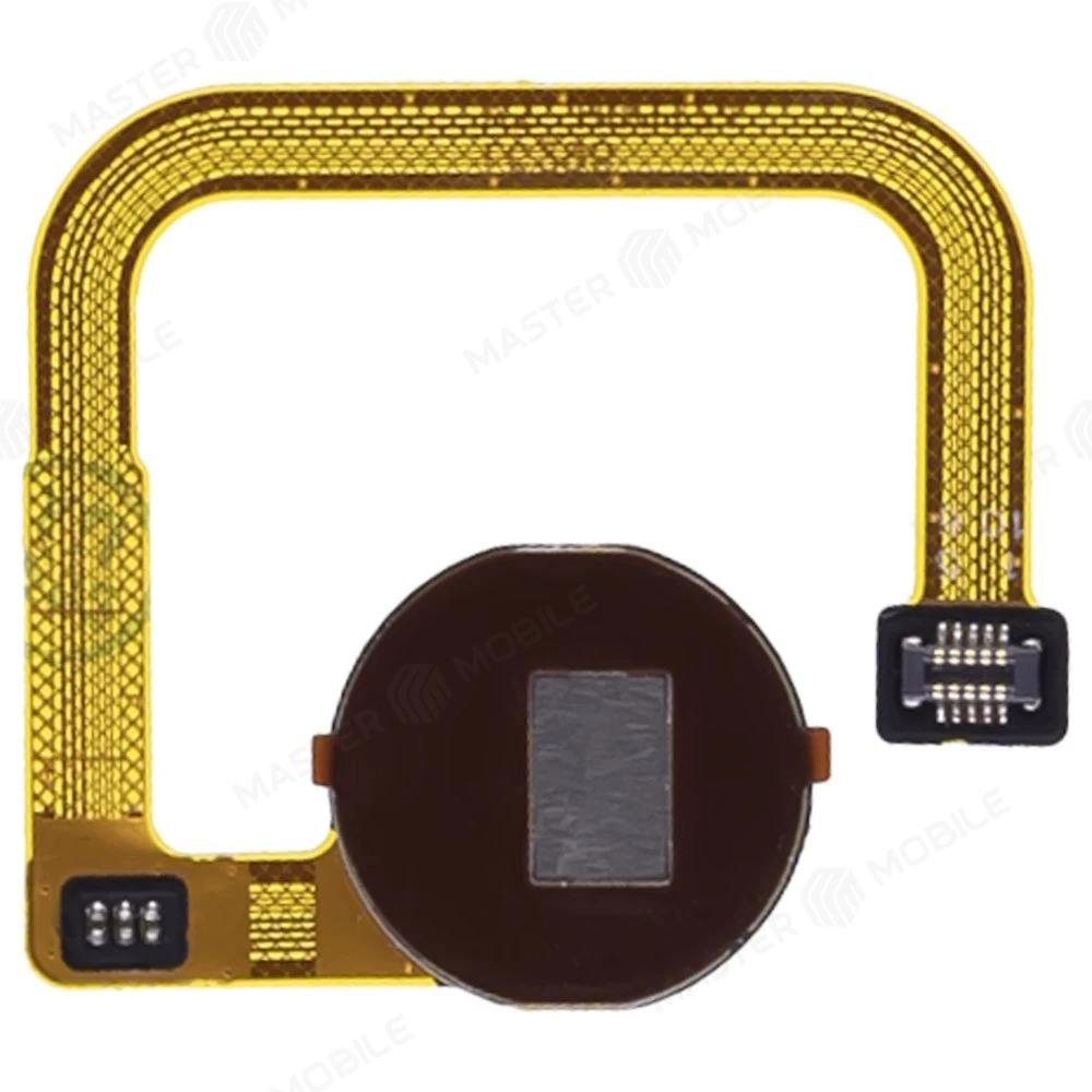 Шлейф для Xiaomi Redmi Note 9 (M2003J15SG) с комп. + сканер отпечатка пальца (черный)  фото №2