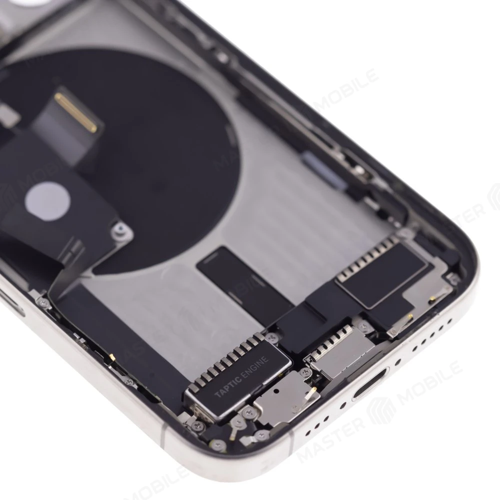 Корпус для Apple iPhone 15 Pro (титановый) (в сборе) (с разбора) (ORIG100) (возможен дефект ЛКП) фото №4