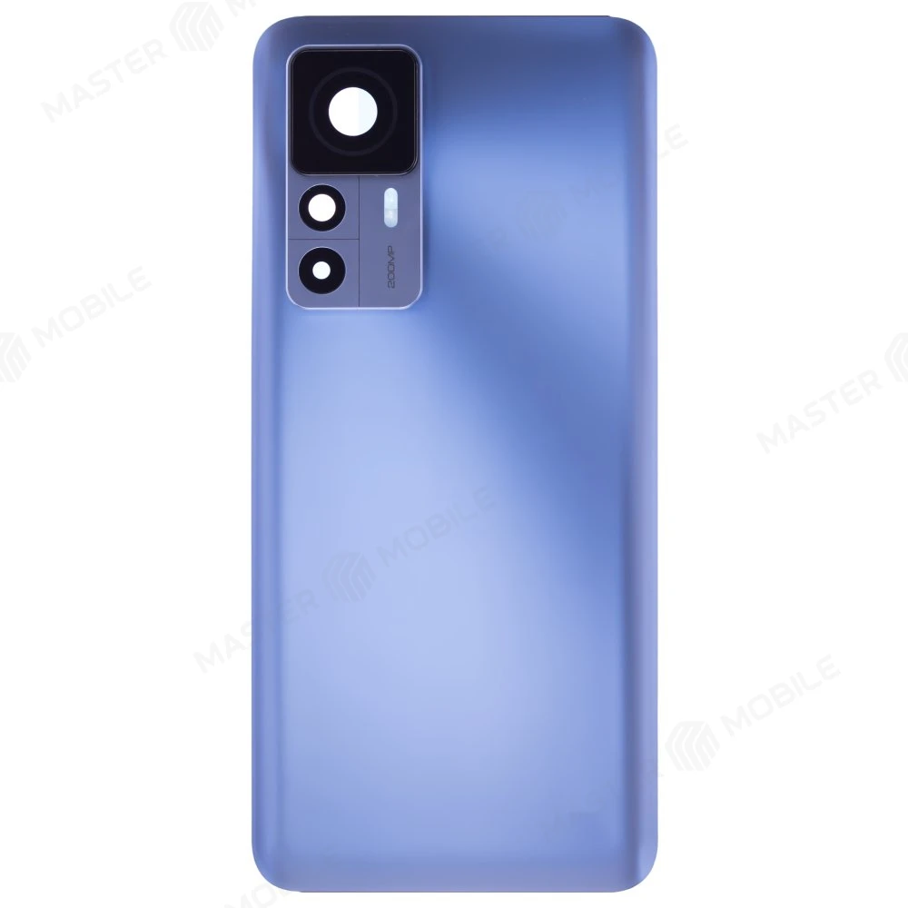 Задняя крышка для Xiaomi 12T Pro (22081212UG) (голубой) (в сборе со стеклом камеры) фото №1