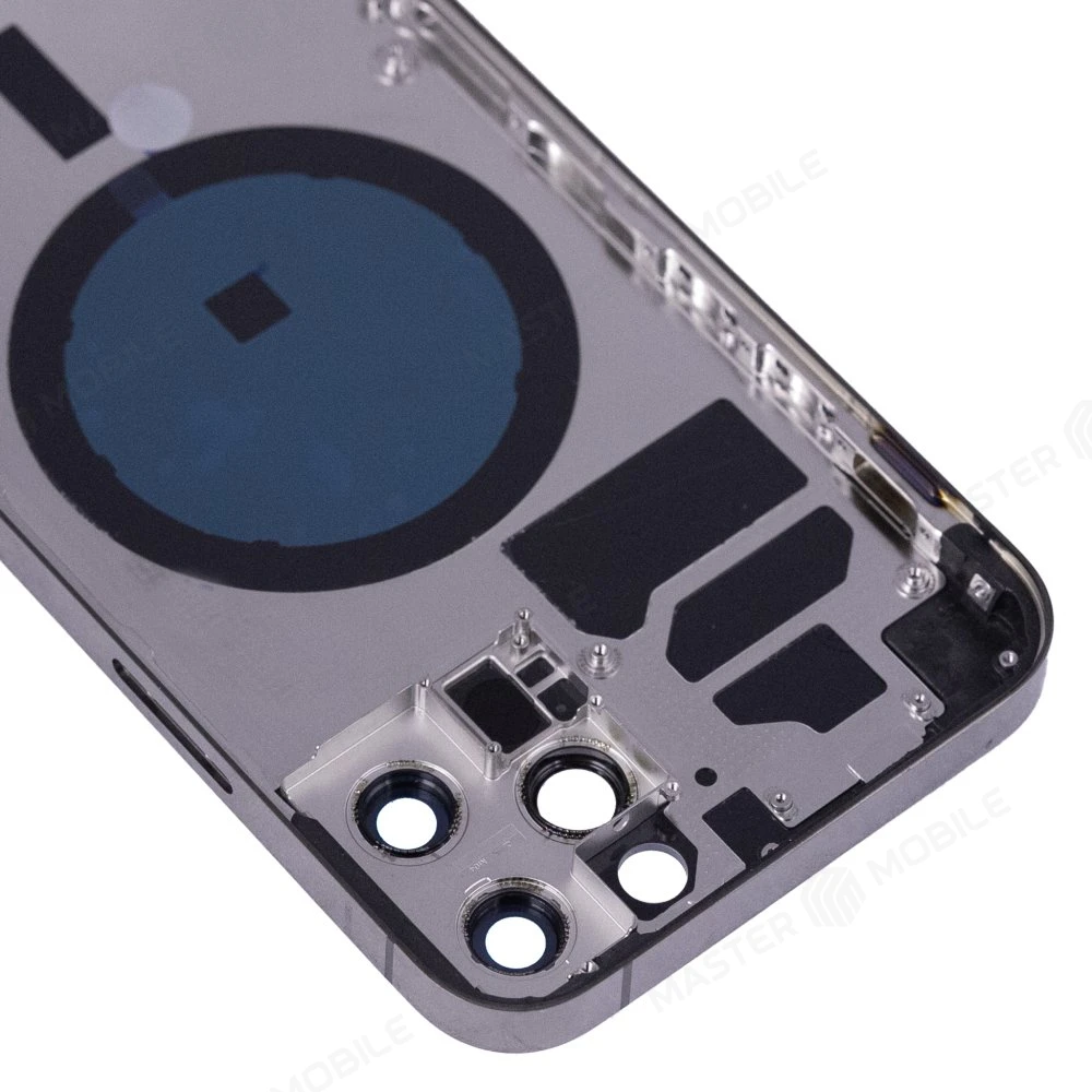 Корпус для Apple iPhone 12 Pro (серый) (Premium) фото №3