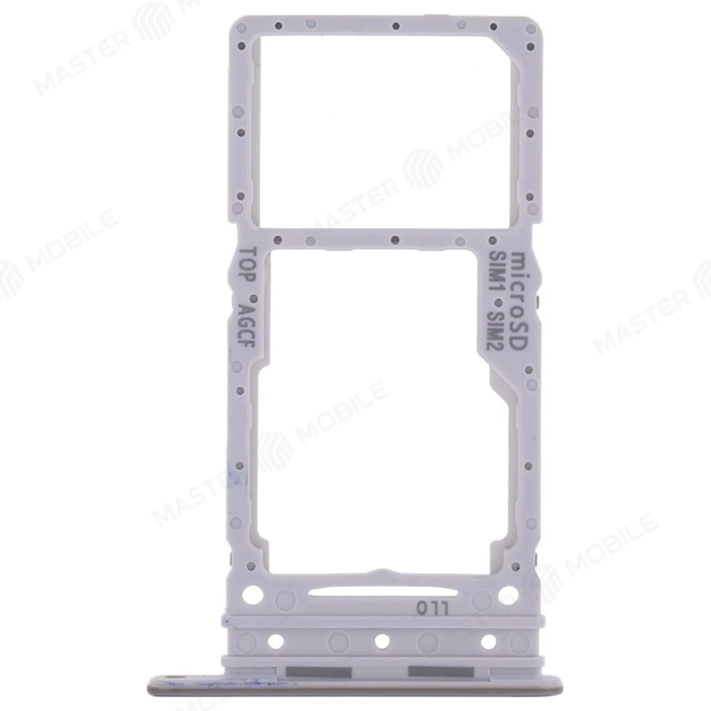 Держатель сим-карты для Samsung A736 Galaxy A73 5G (серебристый) фото №2