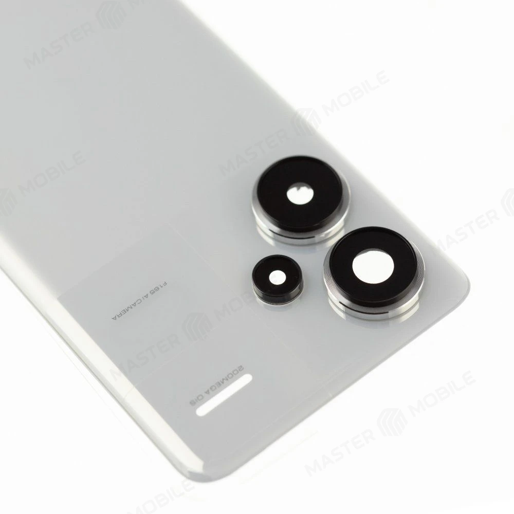 Задняя крышка для Xiaomi Redmi Note 13 Pro+ 5G (23090RA98C) (белый) (в сборе со стеклом камеры) (ORIG100)  фото №3