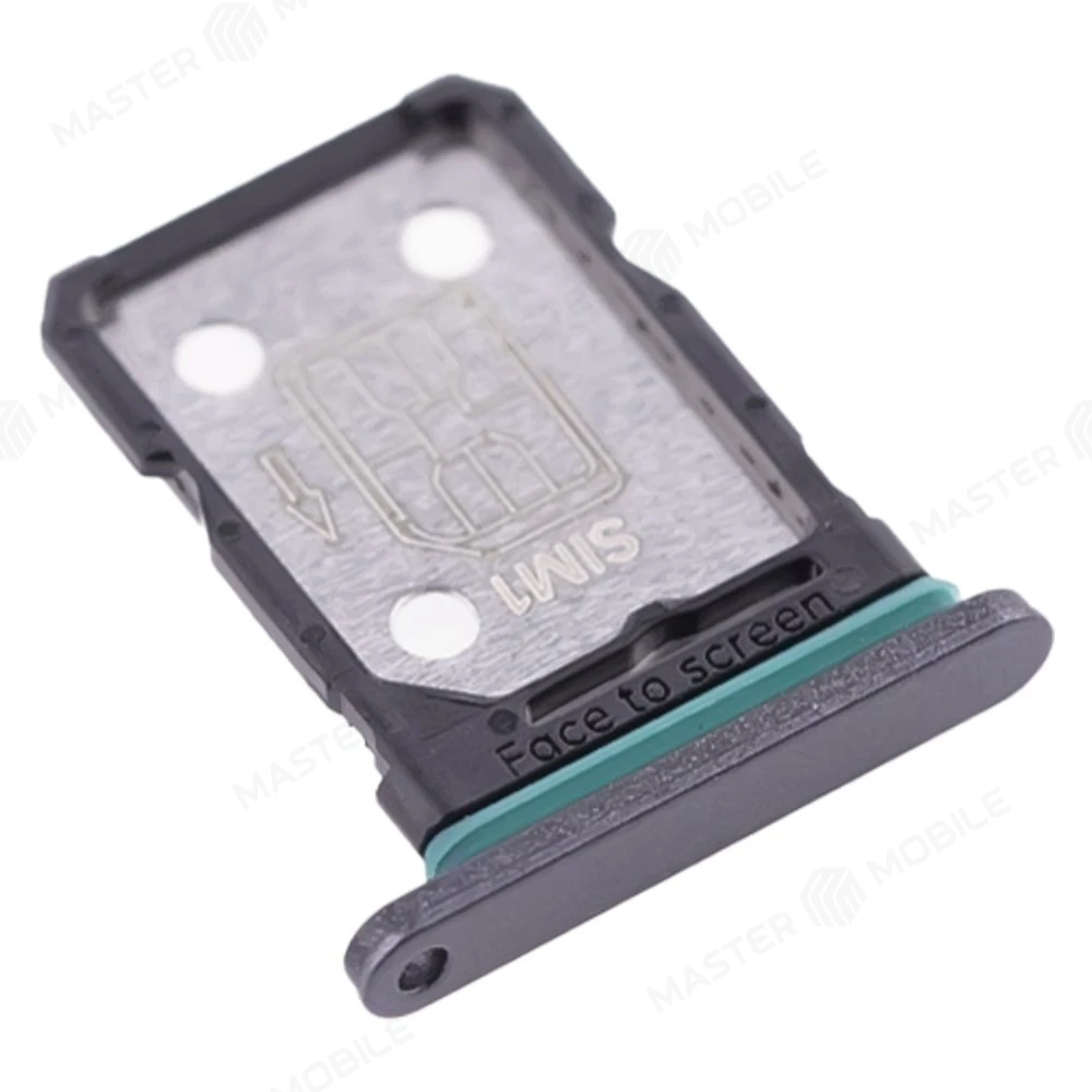 Держатель сим-карты для Realme 10 Pro+ 5G (RMX3686/RMX3687) (черный) фото №3