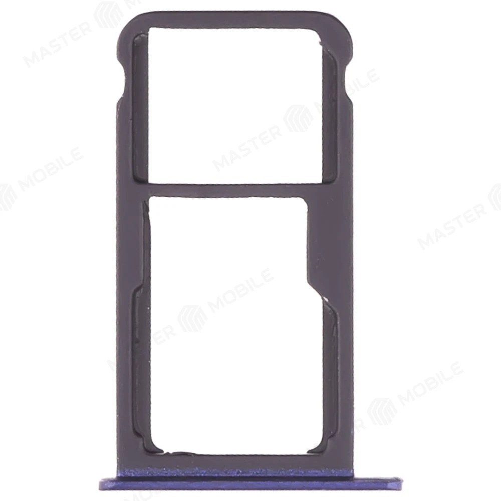 Держатель сим-карты для Huawei Honor 8 Lite (PRA-TL10) (синий) фото №1