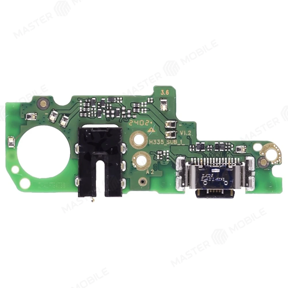 Нижняя плата для Tecno Pova 6 Pro 5G (LI9) с комп. + разъем зарядки + разъем гарнитуры + микрофон (ORIG100) фото №2