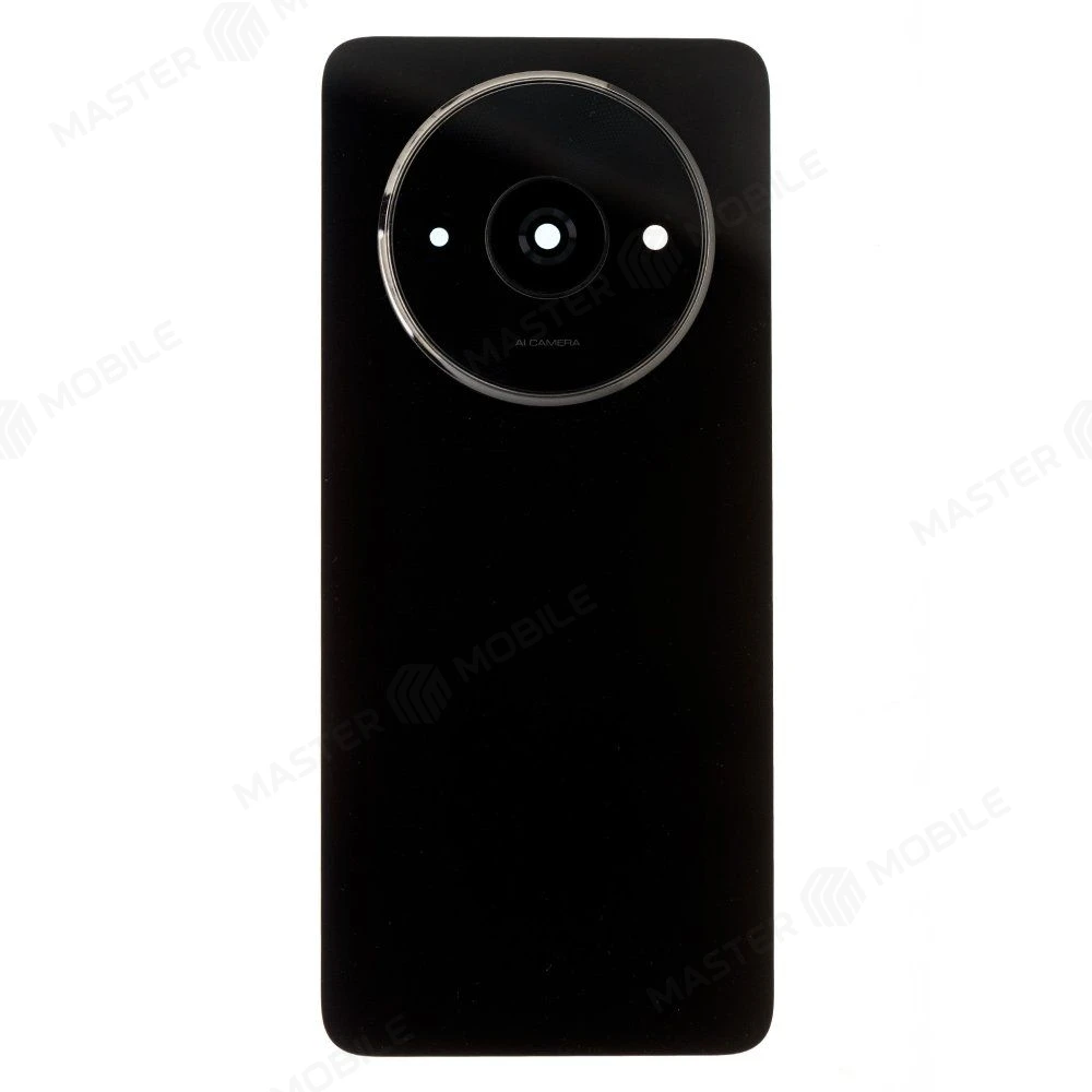 Задняя крышка для Xiaomi Redmi A3 (23129RN51X) (черный) (в сборе со стеклом камеры) (ORIG100) фото №1
