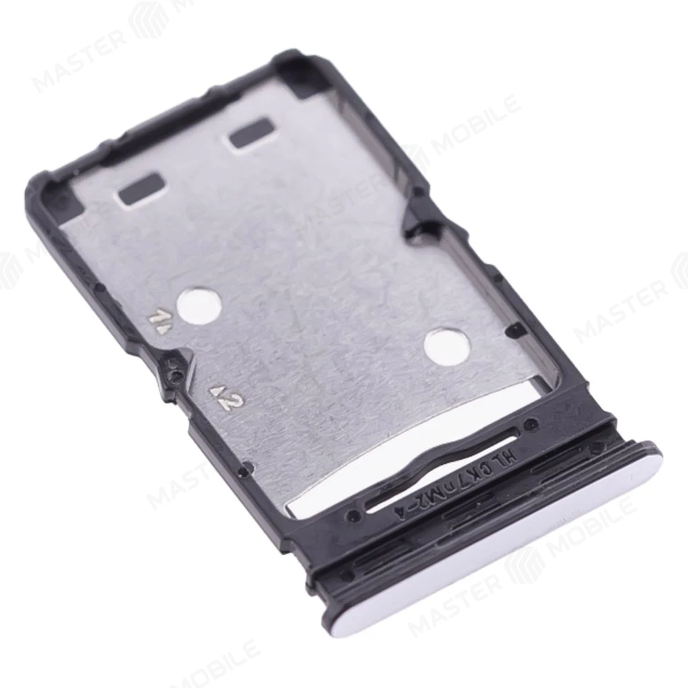 Держатель сим-карты для Tecno Camon 20 (CK6n) (серебристый) фото №3