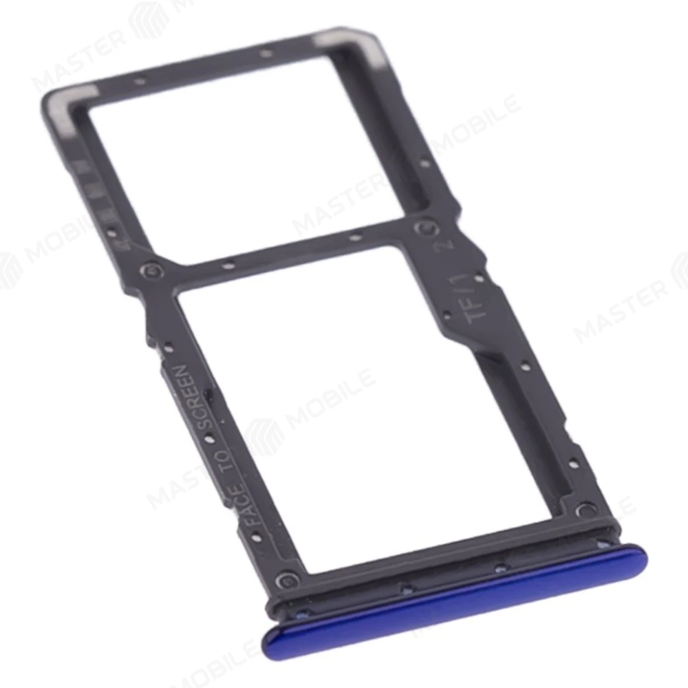 Держатель сим-карты для Xiaomi Redmi Note 7 (M1901F7G) / Redmi Note 7 Pro (синий)  фото №3
