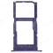 Держатель сим-карты для Huawei P Smart Z (STK-LX1) / Y9 Prime 2019 (синий) фото №1