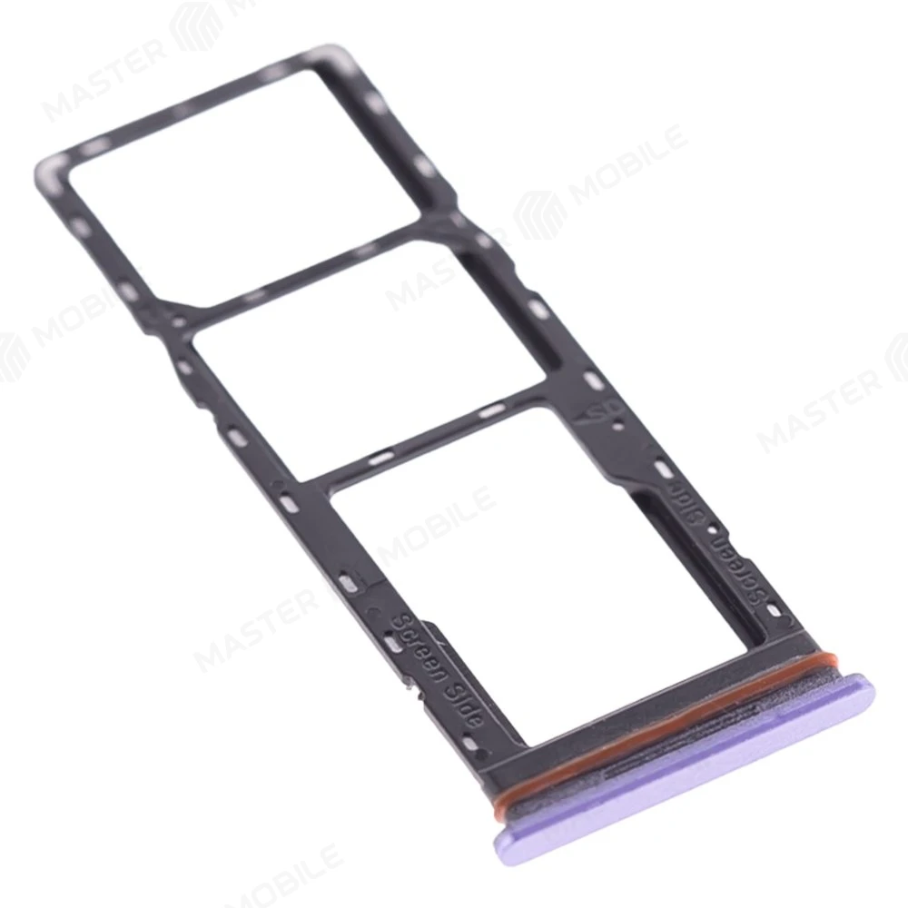 Держатель сим-карты для Infinix Smart 6 HD (X6512) (фиолетовый) фото №3