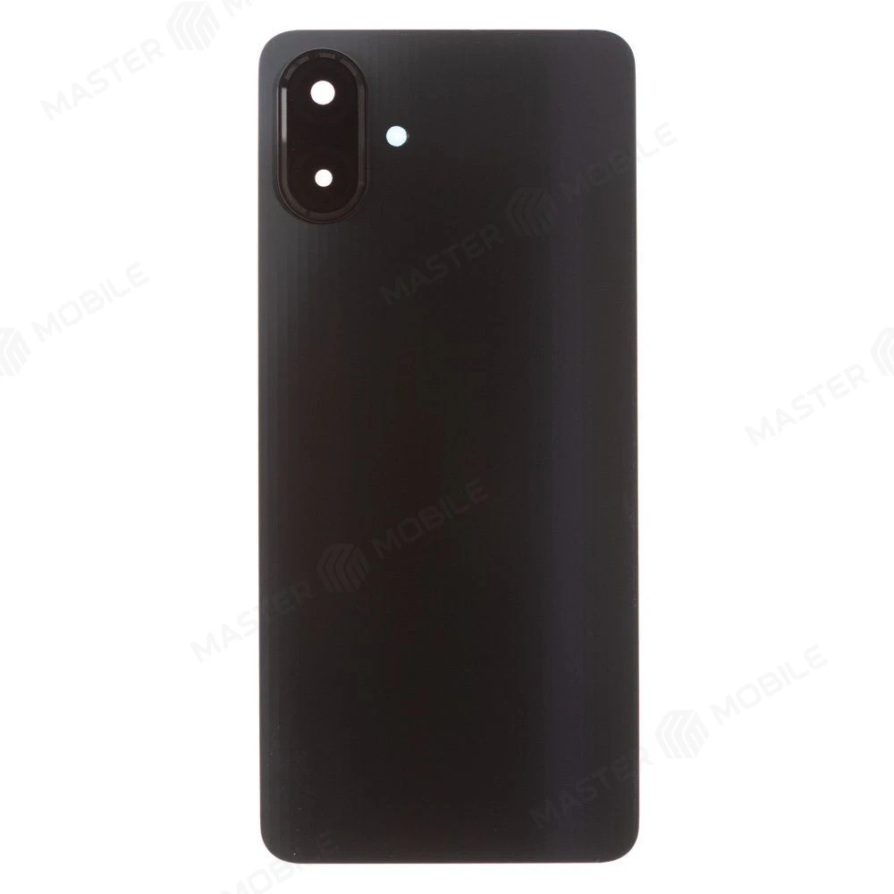 Задняя крышка для Samsung A075 Galaxy A07 4G (черный) (в сборе со стеклом камеры) фото №1