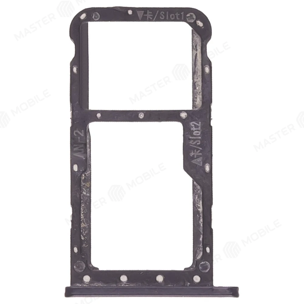 Держатель сим-карты для Huawei P20 Lite (ANE-LX1) / Nova 3E (ANE-AL00) (черный) фото №1