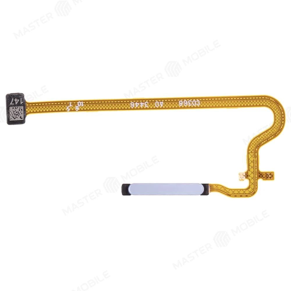 Шлейф для Realme Note 60 (RMX3933) с комп. + сканер отпечатка пальца (голубой) фото №1