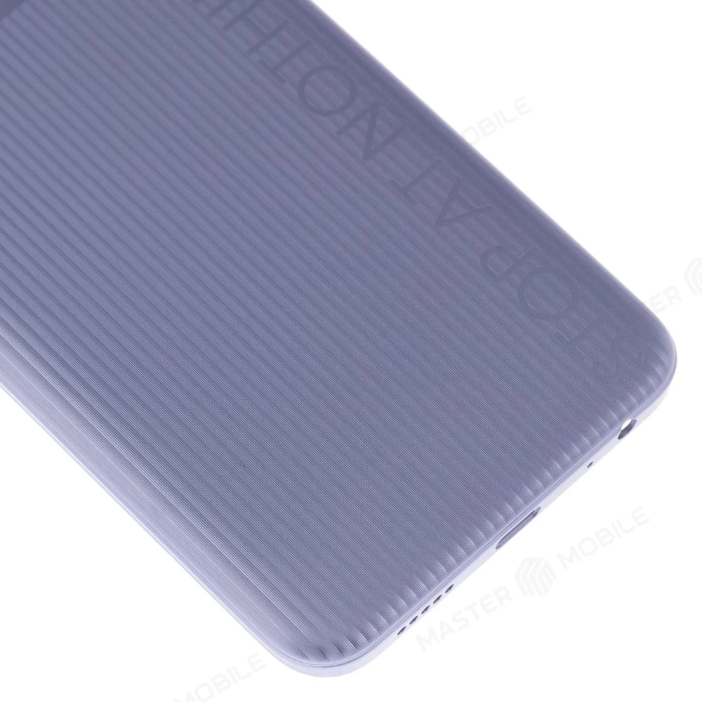 Задняя крышка для Tecno Spark GO 2022 (KG5) (серебристый) фото №4