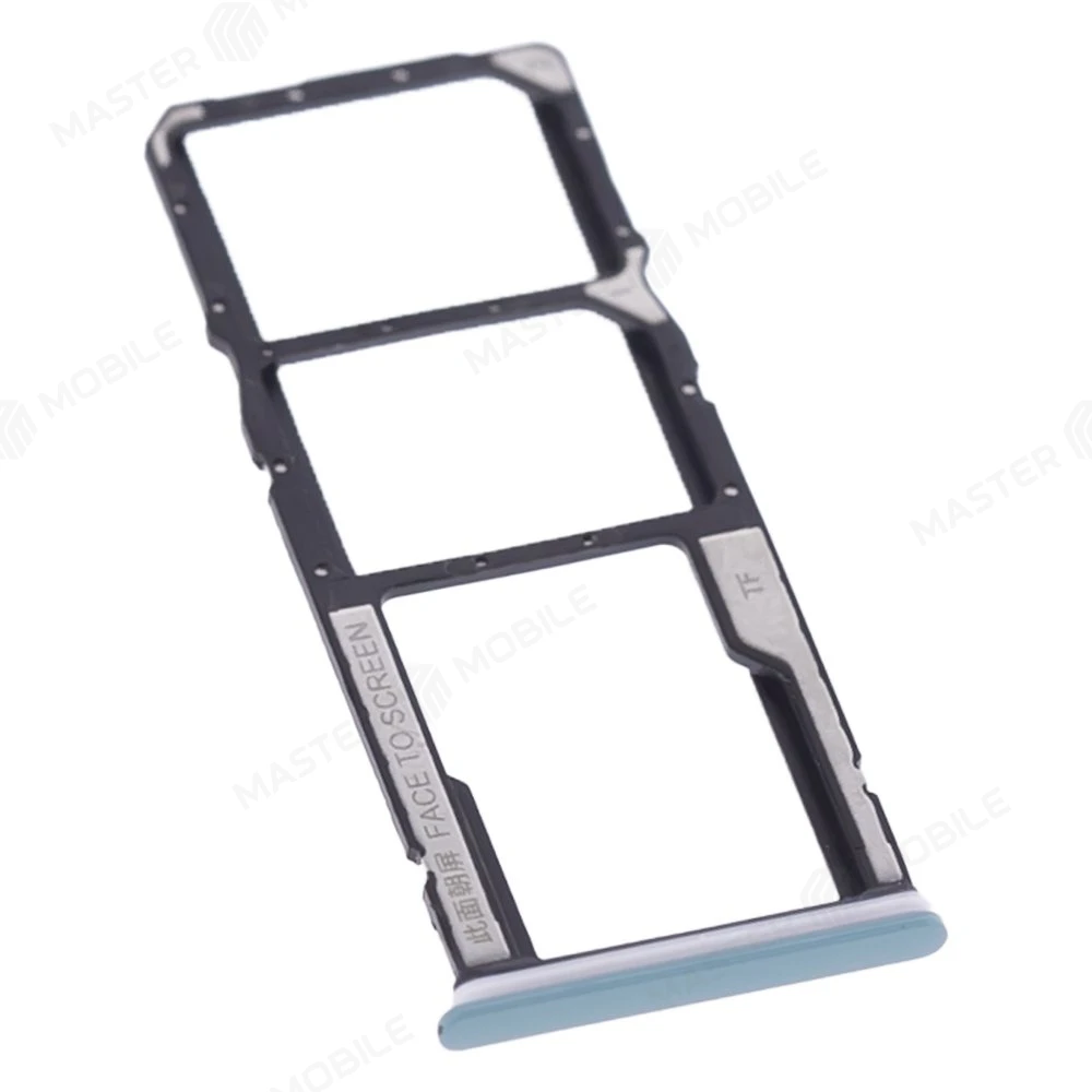 Держатель сим-карты для Xiaomi Poco C40 (220333QPG) (зеленый) фото №3