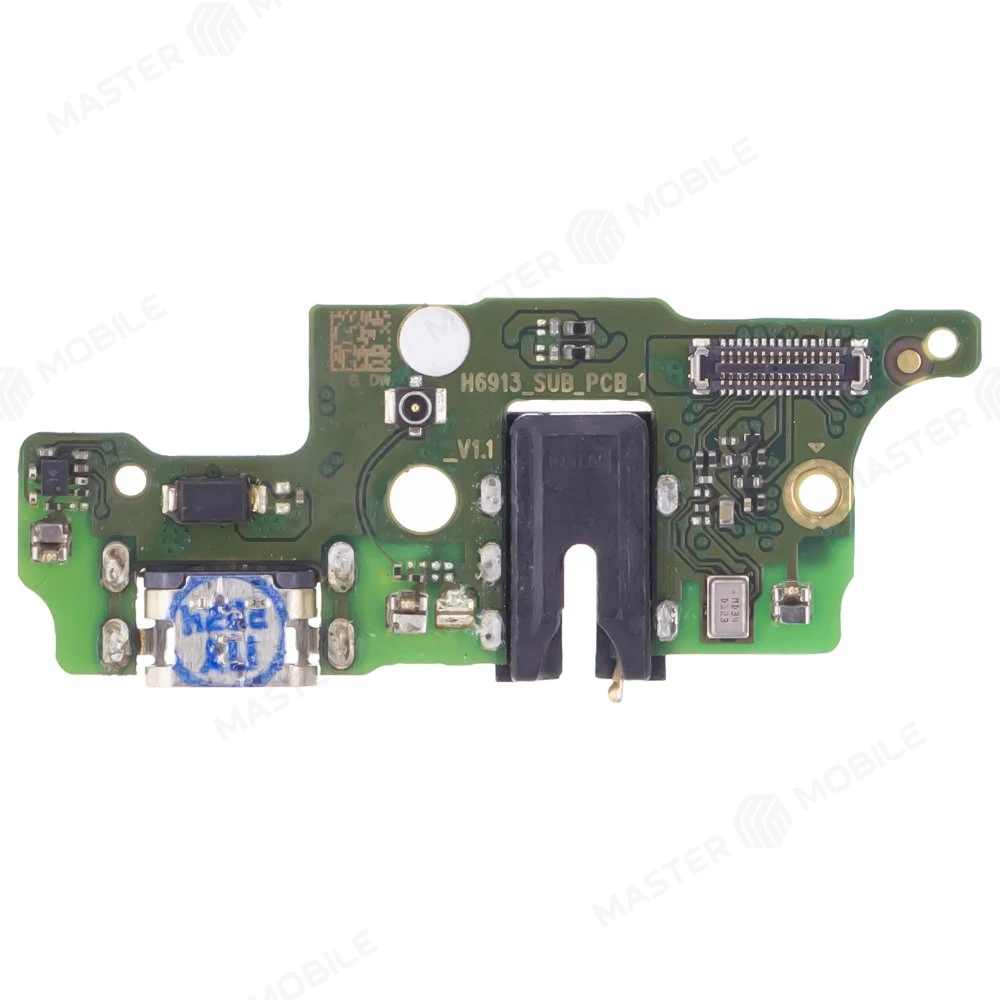 Нижняя плата для Tecno Spark 8P (KG7n) / Spark 8T (KG6p) и др. с комп. + разъем зарядки + микрофон (ORIG100) фото №1