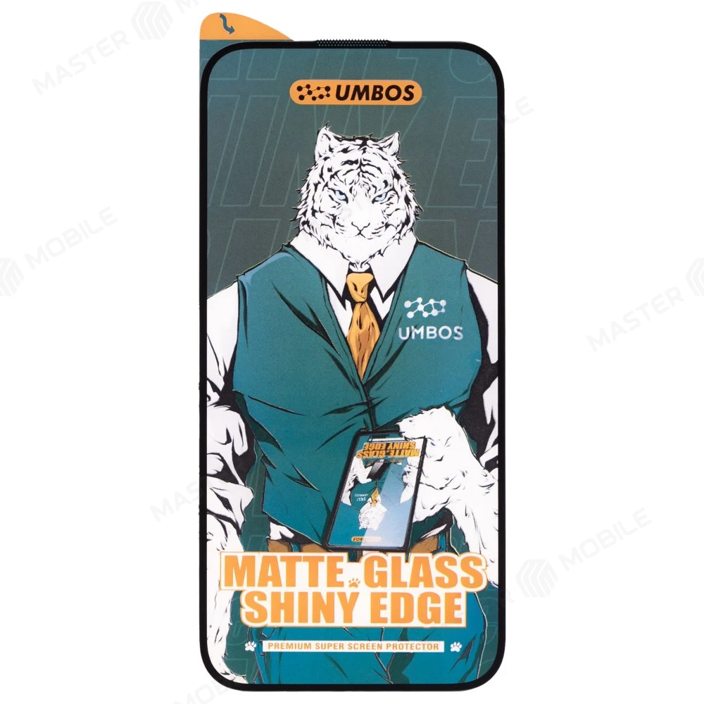 Защитное стекло для Apple iPhone 15 Pro (матовый) (черный) фото №1