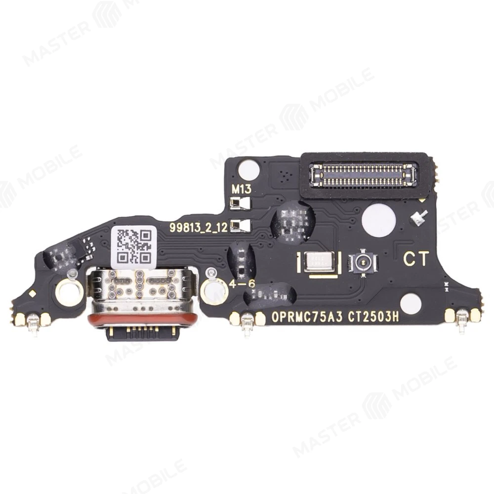 Нижняя плата для Realme C75 (RMX3941) с комп. + разъем зарядки + микрофон фото №1