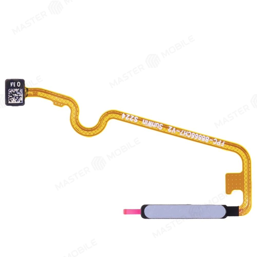 Шлейф для Tecno Pova 3 (LF7N) с комп. + сканер отпечатка пальца (синий)  фото №1