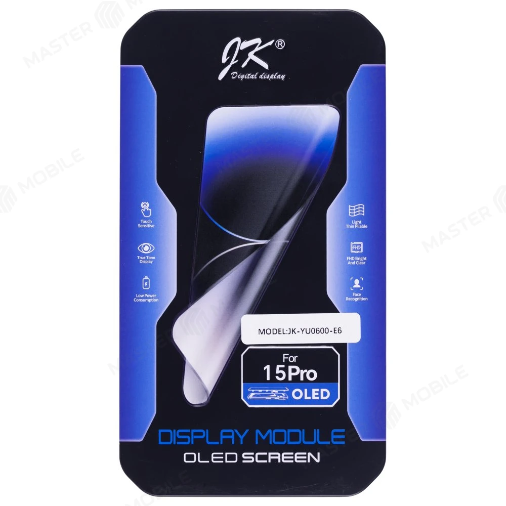 Дисплей для Apple iPhone 15 Pro + тачскрин (черный) (JK) (Hard Oled) (площадка под IC) фото №5