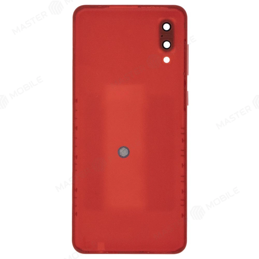 Задняя крышка для Samsung A022 Galaxy A02 (красный) (в сборе со стеклом камеры) фото №2