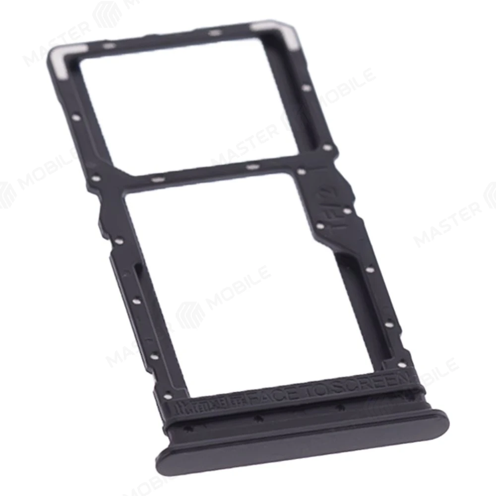 Держатель сим-карты для Xiaomi Redmi 12 4G (23053RN02Y) (черный) фото №3