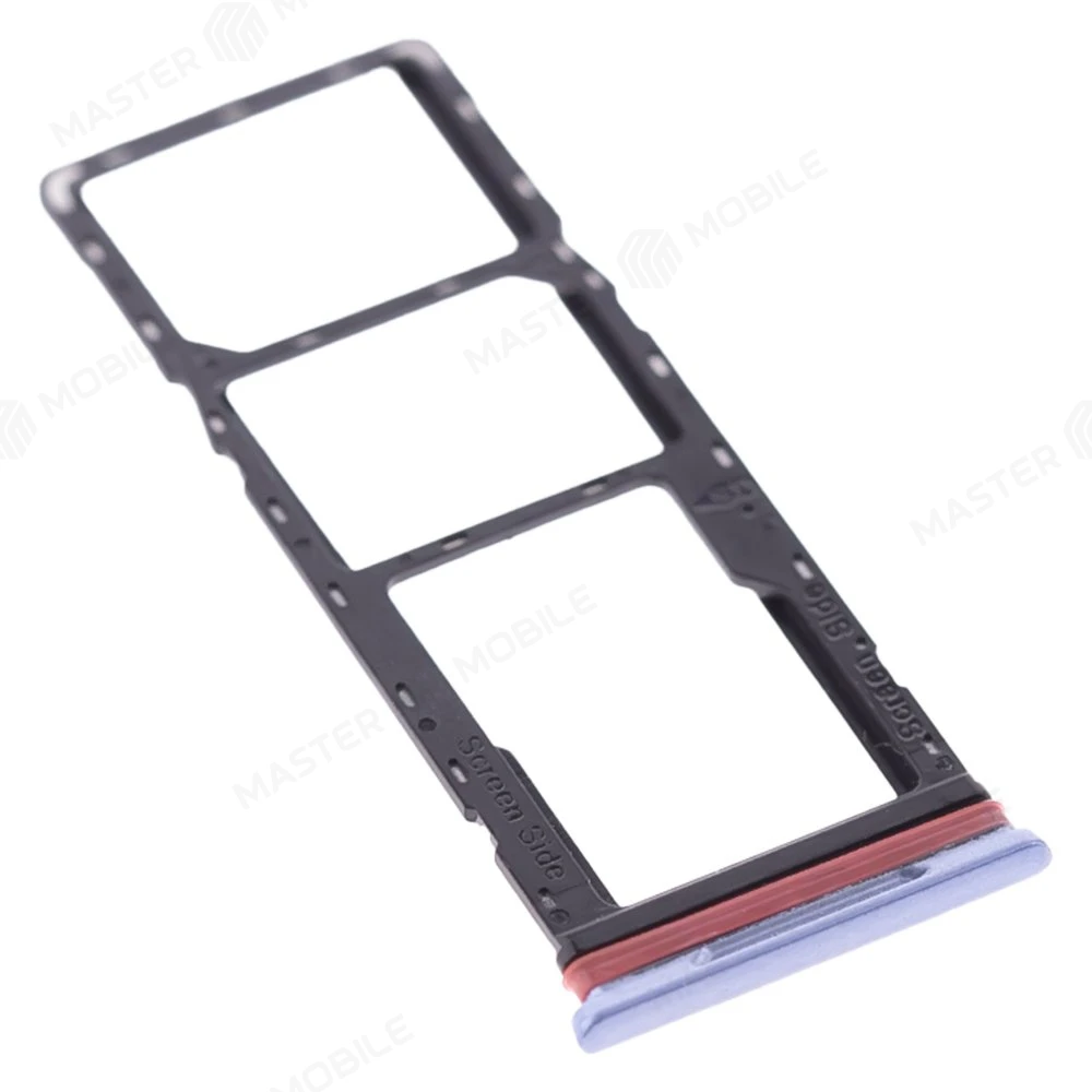 Держатель сим-карты для Infinix Hot 20i (X665E) (голубой) фото №3