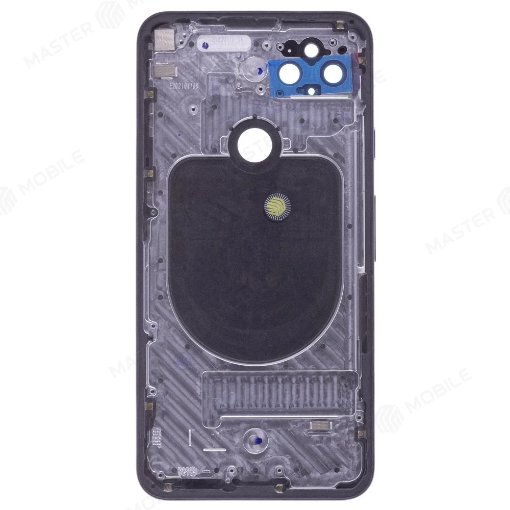 Задняя крышка для Google Pixel 5 (GD1YQ/GTT9Q/G5NZ6) (черный) (в сборе со стеклом камеры) фото №2