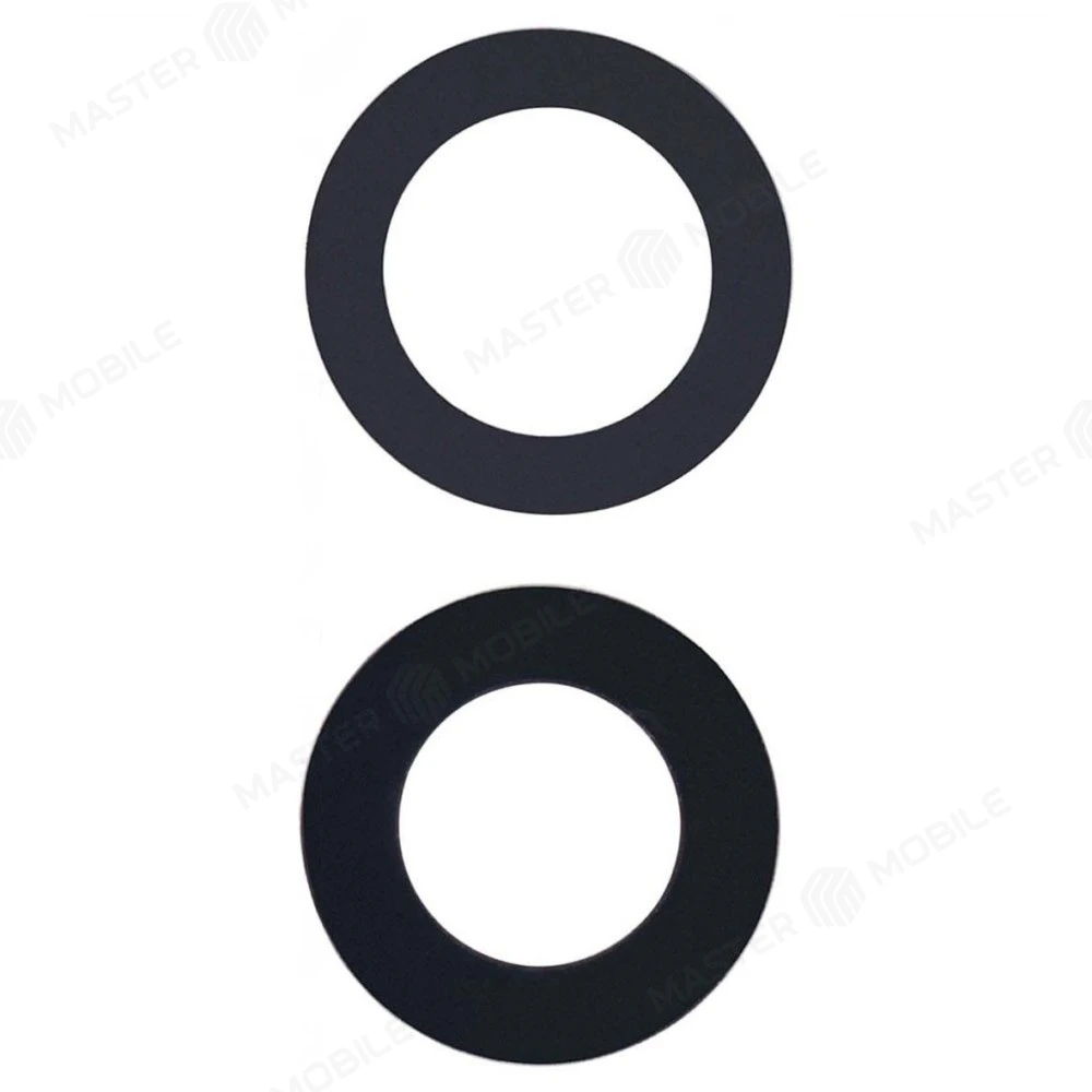 Стекло задней камеры для Apple iPhone 14 / iPhone 14 Plus (без рамки) (черный)  