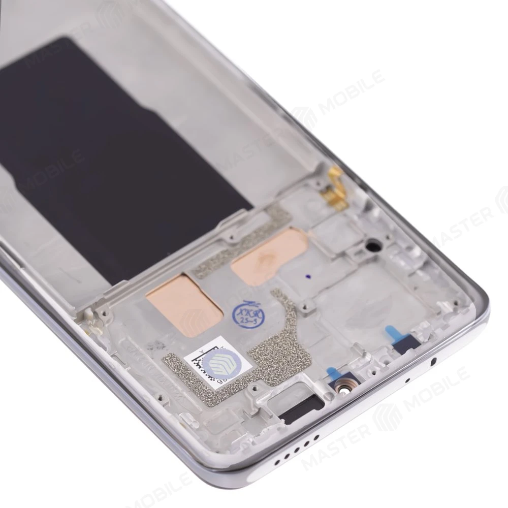 Дисплей для Xiaomi 12T (22071212AG) / 12T Pro (22081212UG) + тачскрин (серебристый) (в рамке) (ORIG100) (SP) фото №3