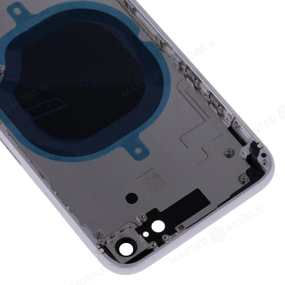 Корпус для Apple iPhone SE 2020 (серебристый) (Premium) фото №3