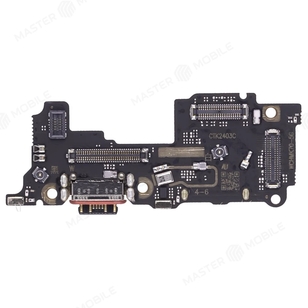 Нижняя плата для Xiaomi Poco F6 Pro (23113RKC6G) с комп. + разъем зарядки + микрофон + разъем SIM  фото №1