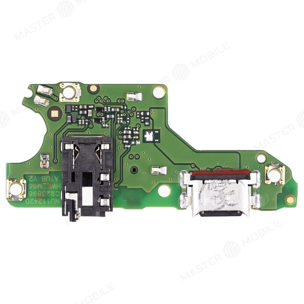 Нижняя плата для Huawei Honor 10X Lite (DNN-LX9) / P Smart 2021 (PPA-LX1) с комп. + разъем зарядки + разъем гарнитуры + микрофон (ORIG100)  фото №2