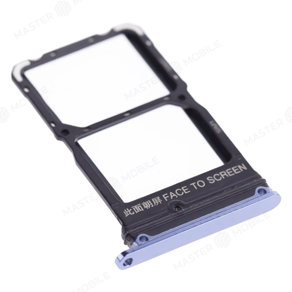 Держатель сим-карты для Xiaomi Mi 10 5G (M2001J2G) (синий)  фото №3